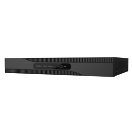 Enregistreur NVR pour caméra IP - 16 CH vidéo / 16 ports PoE - Résolution maximale 8.0 Mpx / Compression H.265+ - Bande passante 160 Mbps - Sortie HDMI 4K et VGA - Supporte 2 disques durs