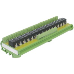 Module relais rail din 24v ac/dc 16 relais max. 250v ac / 10a - 30v dc / 10a