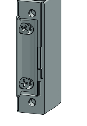 Gache electrique slimline 16 mm 900 lbs rupture 12v dc diode transil