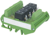 Module relais rail din 230v ac 4 relais max. 250v ac / 10a - 30v dc / 10a