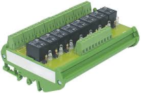 Module relais rail din 48v ac/dc 8 relais max. 250v ac / 10a - 30v dc / 10a