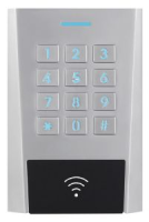 Clavier/Lecteur RFID AXK3 Métal IP64 125 KHz EM 12/24V AC/DC 999u 2R S0 cablage bornier