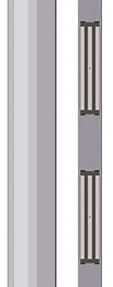 Bandeau electromagnetique 600 mm as 2 x 600 lbs 24/48v dc ctc nf s 61-937 ip 54