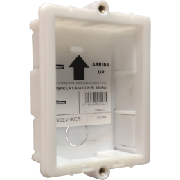 Boitier d'encastrement 1 module pour platine NEXA aluminium