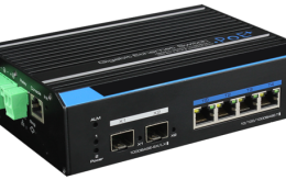 Switch industriel 150W- L2 - 1×1Gb/POE++ & 3×1Gb/POE+ & 2×SFP