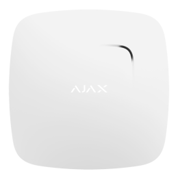 Ajax - Détecteur de fumée et capteur de température - Bidirectionnel - Sans fil 868 MHz Jeweller - Antenne interne espace libre 2000 m - Alarme 85 dB - Indicateur de détection de fumée et d'excès de température - Tamper anti-ouver