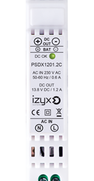 Alimentation chargeur rail din 230v ac / 12v dc / 1.2a / 1 module