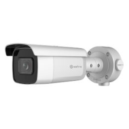 Caméra Bullet IP 4 Mégapixel 1/1.8" Capteur Progressive Scan CMOS TrueSense2, amélioration du filtre de fausses alarmes pour les véhicules et les personnes Objectif motorisé 8~32 mm AF Compression H.265+ Audio / Alarmes / PoE+