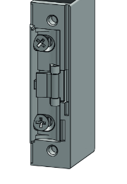 Gache electrique slimline 16 mm 900 lbs memoire 24 ac/dc diode transil