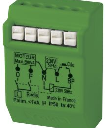 Micromodule volet roulant encastré radio Power