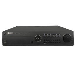 Enregistreur NVR pour caméra IP - 64 CH vidéo - Résolution maximale 12.0 Mpx - Bande passante 320 Mbps - Sortie HDMI 4K, HDMI Full HD et VGA - Supporte 8 disques durs