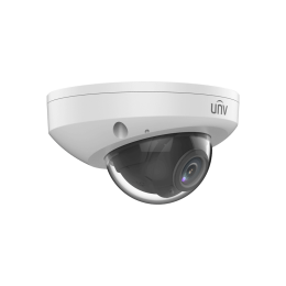 Caméra mini dôme IP-HD Blanche avec micro  Capteur 1/3" CMOS 4 MP  Résolution Max 2592x1520px  Objectif fixe 2.8mm  Infrarouge Max 15 mètres  Ultra 265/H264/MJPEG  WDR 120dB  3D DNR  IP66  IK10  Ultra POE ou DC12V  Micro SD Garant