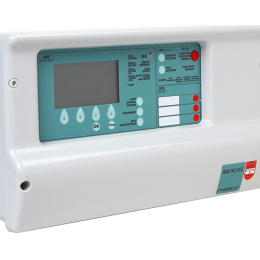 ECS Adressable 512 points et CMSI, 4 lignes bouclées 128 points ou 8 lignes ouvertes 32 points  1 fonction UGA  3 fonctions CMSI contrôle position  livrée avec batteries - Coffret ABS Blanc- Autonomie 24H - Ne convient pas au CMSI