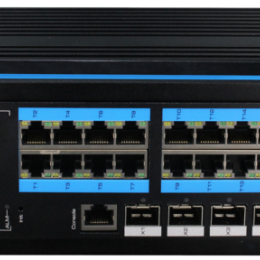 Switch industriel 360W- L3 - 16×1Gb/POE+& 4×SFP 1/10Gb