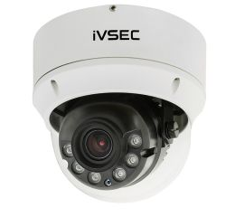 Caméra Dôme IP, 5MP à 25 ips, H265, capteur SONY 6,44MP, varifocale 3,6-10 mm motorisée, PoE, IP66, antivandale, IR 25 m (LED III), ICR, fonctions intelligentes , garantie 2 ans.