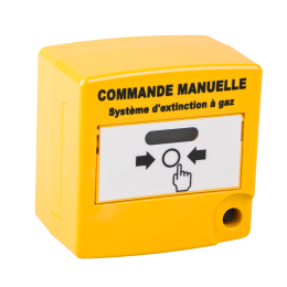 Déclencheur manuel électrique de couleur jaune