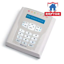 Clavier A500 Radio - Option Répeteur Radio quand il est alimenté en 12V - Compatible RAPTOR