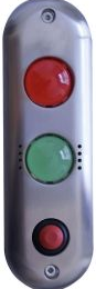 Platine dappel et de signalisation rouge / vert & buzzer 12/24v ac/dc ip 54