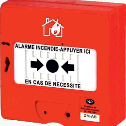 Boitier Bris de Glace adressable  avec isolateur de court circuit , 12v Certifié CE DPC