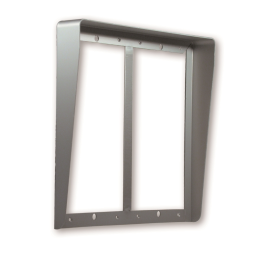 Visière NEXA inox  pour platine 2 X 2 modules 2 colonnes