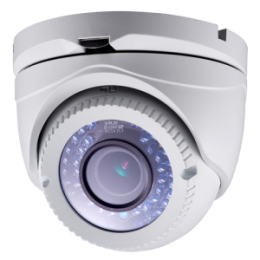 Caméra HDTVI Safire 1080p (25FPS) - Power Over Coaxial (PoC Safire) - 2Mpx High Performance CMOS - Objectif varifocal 2.8~12 mm - IR LEDs Portée 40 m - Menu OSD à distance depuis DVR