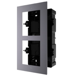 Platine et boîtier encastré Spécifique pour les portiers vidéo Safire Compatible avec les modules Safire pour 2 modules Boîte en plastique Platine fabriqué en aluminium