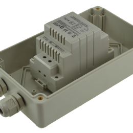 Alimentation 230v ac / 24v dc / 0,75a en boîtier abs ip 65