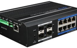 Switch industriel 150W- L2 - 1×1Gb/POE++ & 7×1Gb/POE+ & 4×SFP