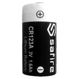 Pile Lithium CR123 SAFIRE 3V 1600 mAh