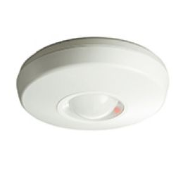 Détecteur IR 360° 8m Plafond 360°, 62 zones, consommation 18mA.  Portée 8m (à 2,4m) à 12m (à 3,6m) montage de 2,4 à 3,6m