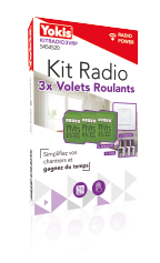 Kit centralisation 3 volets roulants radio Power