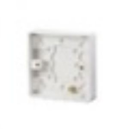 Kit d'installation moniteur sans boite encastrement 67 Blanc profondeur 16mm. Vis inclus