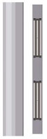 Bandeau electromagnetique 600 mm as 2 x 600 lbs 24/48v dc ctc nf s 61-937 ip 54