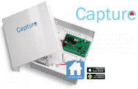 Centrale Capture 8/64 zones en coffret metal avec alimentation 3,4 A