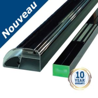 Poignée lumineuse profilé ventouse 500mm - Anodisé Argent - 1x300kg - 12/24/48V DC - Signal NONF - NFS 61-937 - Dimensions 500x105x63mm - Préhensible ou hermétique - Raccordement facilité - Antirémanent Électronique Poteau ouvert 