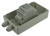 Alim. 230V AC / 24V DC (24-28V) / 1,25A boîtier ABS IP 65 180 x 105 x 80 mm 2 PE