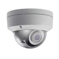 Caméra Dôme IP 4 Megapixel 1/3" Progressive Scan CMOS Compression H.265+ / H.265 Objectif 2.8 mm Microphone intégré : WDR Antivandalisme IK10 Étanchéité IP66