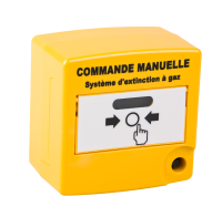 Déclencheur manuel électrique de couleur jaune