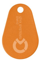 Tag porte-clés RFID KFX IP 68 125 KHz EM10 pour lecteurs RFID IZYX SYSTEMS