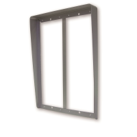 Visière NEXA inox  pour platine 2 X 3 modules 2 colonnes