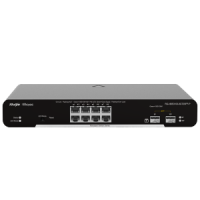 Switch Reyee PoE Cloud Layer 2 8 ports PoE+ Gigabit+ 2 SFP Gigabit 30W par port 802.3af/at / Maximum 125W Static LAG/DHCP Snoop/IGMP Snoop/Port Mirror VLAN/Port Isolation/STP/RSTP/ACL/QoS rackable