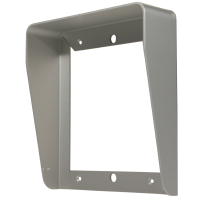 Visière NEXA aluminium pour platine 1 module 1 colonne