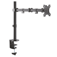 Support pour moniteur LCD Installation sur table Inclinaison à 90º Rotation à 360º Hauteur ajustable 531 mm Charge maximale 8 Kg Écrans 13 "~ 32"