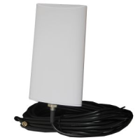 Kit d'antenne externe 4G (compatible 3G/2G-868MHz aussi) pour gemino IoT avec support, connecteurs et câble de 10m.