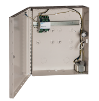 Alimentation 12V/2A supervisée avec isolateur/amplificateur de bus intégré. 2 Entrées et 2 Sorties relais programmables. 2 sorties auxiliares de 500mA chacunes, 500mA pour le bus. Transformateur 55VA Grade 3 Batterie 18Ah max. Cof